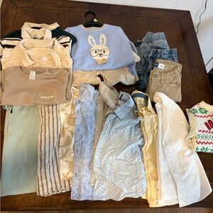 H&M Light Blue Bunny Kids Sweater